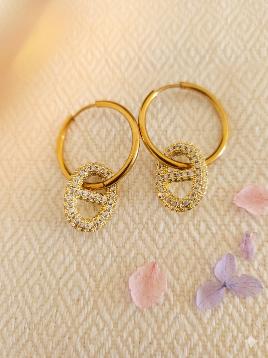 Boucles d'oreilles Monaco