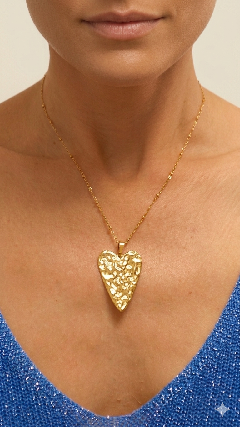 Collier cœur sacré